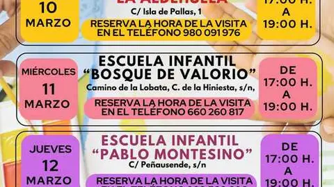 Cartel JORNADAS PUERTAS ABIERTAS