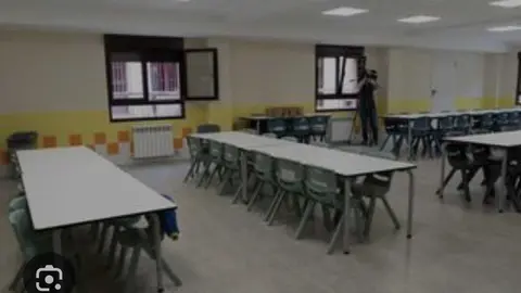Comedor del Colegio Arias Gonzalo vac&iacute;o