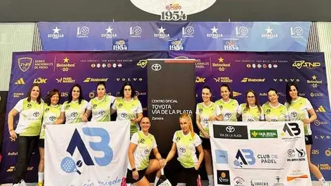 Equipo AB Club de P&aacute;del Toyota V&iacute;a de la Plata de SNP