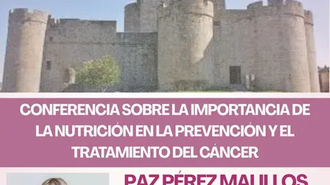 Cartel anunciador de la conferencia