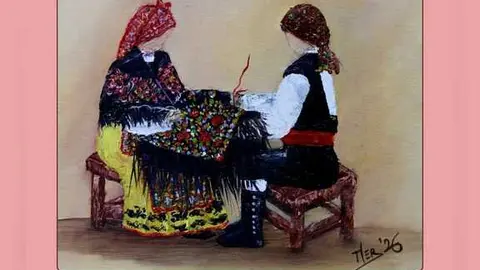 Exposici&oacute;n dibujos infantiles D&iacute;a de la Mujer Puebla de Saanbria