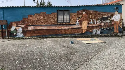 Mural en Ricobayo