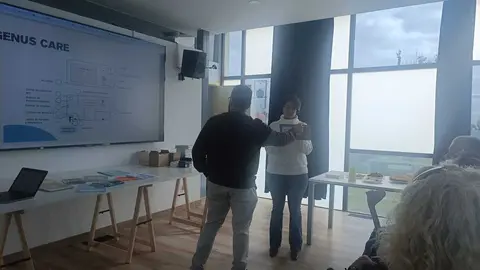 Alejandra D&iacute;az y Efra&iacute;n Rujano