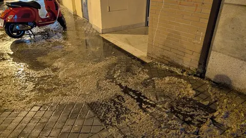 Cristo rey aguas fecales