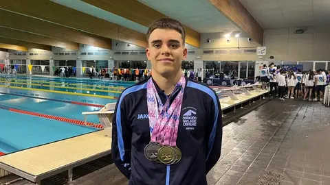 Mateo Man&iacute;as Santiago del Club Deportivo Nataci&oacute;n San Jos&eacute; Obrero