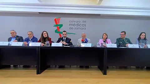 Presentaci&oacute;n en conmemoraci&oacute;n del D&iacute;a Europeo contra las Agresiones a al personal Sanitario en el Colegio de M&eacute;dicos de Zamora