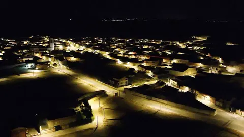 Villarr&iacute;n de Campos de noche