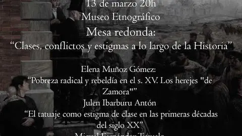 Cartel anunciador del ciclo de conferencias