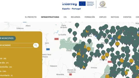 Mapa interactivo recursos municipales - Silver Jobs