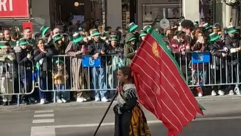 Desfile San Patricio Gran v&iacute;a Madrid