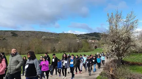 primera marcha Palazuelo de las Cuevas. IMAGEN RRSS