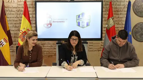 Convenio Ayuntamiento de Benavente y Club Atl&eacute;tico Benavente FS