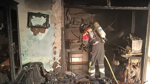 Incendio vivienda Trabazos