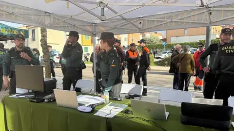 simulacro de una persona desaparecida en Zamora 