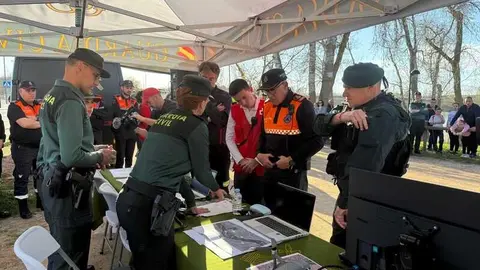 simulacro de una persona desaparecida en Zamora _9