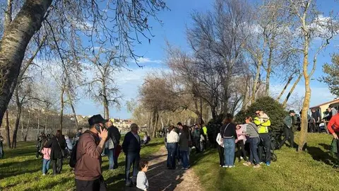 simulacro de una persona desaparecida en Zamora _24