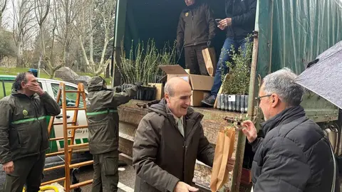 Entrega plantas D&iacute;a del &Aacute;rbol