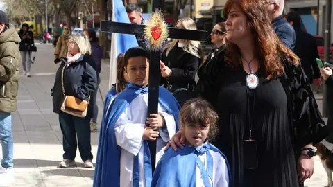   El Sagrado Coraz&oacute;n de Jes&uacute;s de Zamora celebra su propia procesi&oacute;n de Semana Santa
