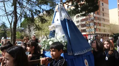   El Sagrado Coraz&oacute;n de Jes&uacute;s de Zamora celebra su propia procesi&oacute;n de Semana Santa_9