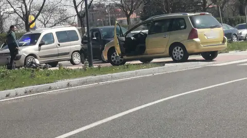 Colisi&oacute;n entre un turismo y un patinete Zamora