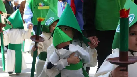 procesi&oacute;n de Semana Santa, colegio La Milagrosa_21