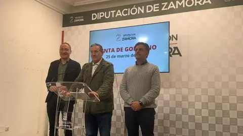 Javier Fa&uacute;ndez, Emilio Fern&aacute;ndez y Ramiro Silva