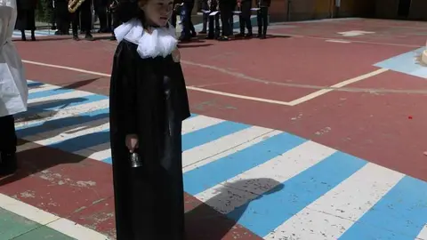 procesi&oacute;n escolar semana santa Nuestra Se&ntilde;ora del Roc&iacute;o