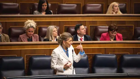 La vicepresidenta segunda y ministra de Trabajo y Econom&iacute;a Social, Yolanda D&iacute;az