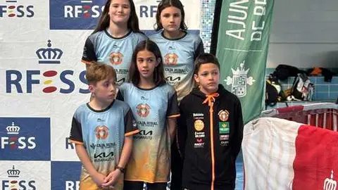 campeonato B&eacute;tera parte del equipo infantil