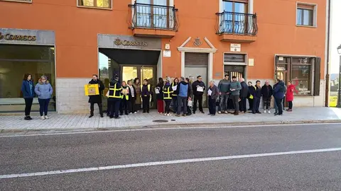 Concentraci&oacute;n carteros Aliste