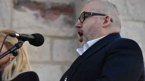 Ainhoa Arteta y Luis Santana 