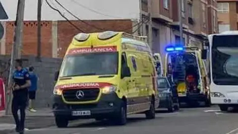 Ambulancia en Pinilla. Imagen de Archivo