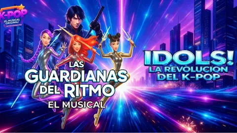 cartel  k-pop &ldquo;Las guardianas del ritmo&rdquo;