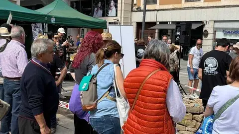 mercado ecol&oacute;gico y piedra de Sayago en Zamora _7