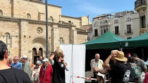 mercado ecol&oacute;gico y piedra de Sayago en Zamora _17