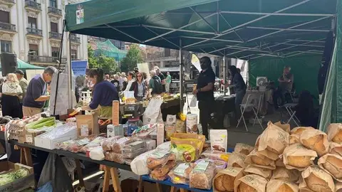 mercado ecol&oacute;gico y piedra de Sayago en Zamora _27