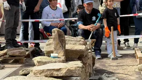 mercado ecol&oacute;gico y piedra de Sayago en Zamora _33