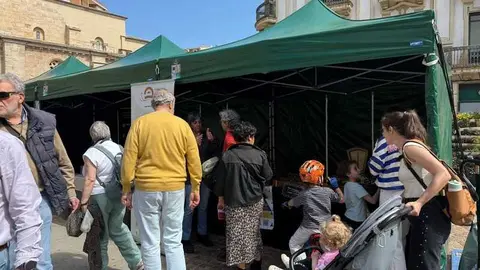 mercado ecol&oacute;gico y piedra de Sayago en Zamora _37