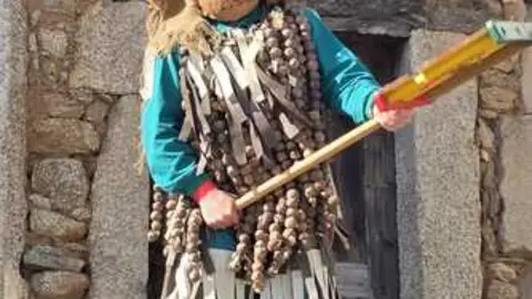 Carucheros de Sesn&aacute;ndez de T&aacute;bara en Bemposta. IMAGEN CEDIDA (2)