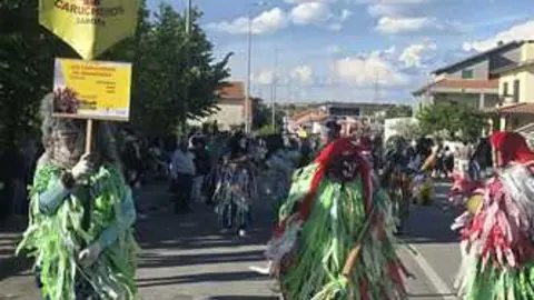 Carucheros de Sesn&aacute;ndez de T&aacute;bara en Bemposta. IMAGEN CEDIDA (10)