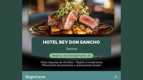 Cartel del anuncio de Mediasalud en el Rey Don Sancho