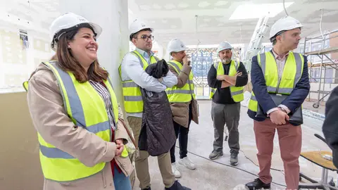 La alcaldesa de Benavente visita una obra. Foto Interbenavente Archivo