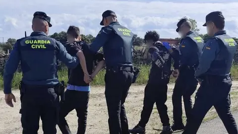 Dos personas detenidas en Almeida de Sayago