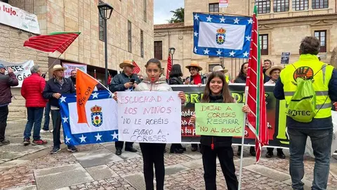 Manifestaci&oacute;n contra las plantas de biog&aacute;s Zamora 