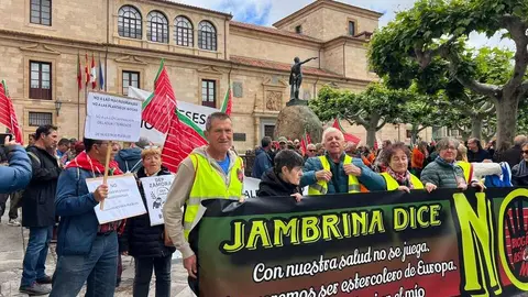 Manifestaci&oacute;n contra las plantas de biog&aacute;s Zamora _6