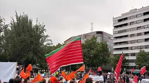 Manifestaci&oacute;n contra el biog&aacute;s Zamora