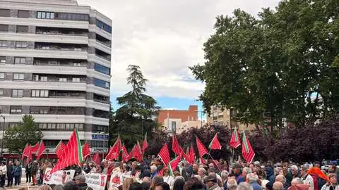 Manifestaci&oacute;n contra el biog&aacute;s Zamora 2