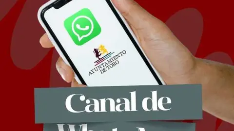 Canal de WhatsApp Ayuntamiento de Toro 