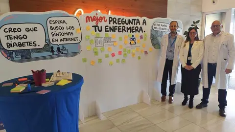 MURO DE AGRADECIMIENTO EN EL HOSPITAL VIRGEN DE LA CONCHA