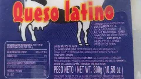 Foto del queso retirado. Imagen ASEAN